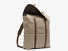 M/S Backpack - Grand Herringbone/Cuoio