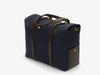 M/S Mega Tote – Navy/Dark Brown