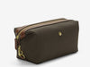 M/S Washbag – Army/Cuoio