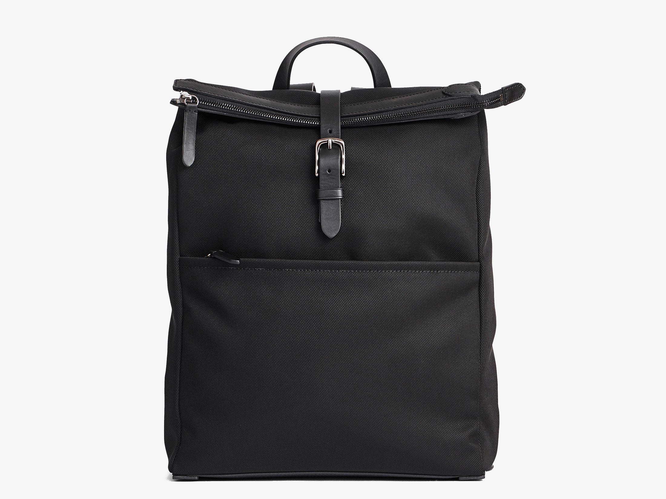 Roll Top Backpack For Men | Black Nylon | Danish Design – Mismo Copenhagen